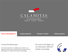 Tablet Screenshot of calamitas.de